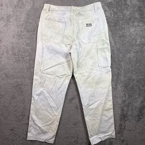 Obey Organic Cotton Jeans Men 32x30 Tie Dye Skate Pants Chinos Andre Giant Logo